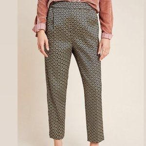 NWT Anthro Jacquard Tapered Pant
